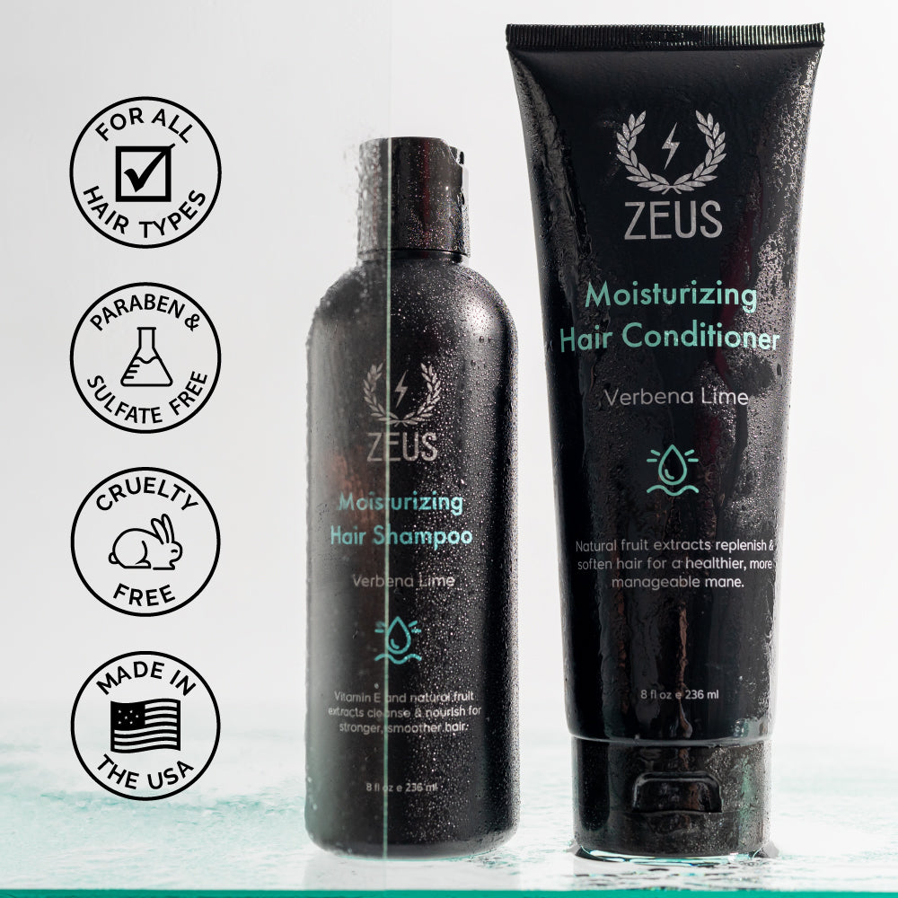 Moisturizing Hair Shampoo + Conditioner Set