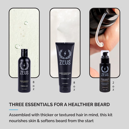 Starter Beard Care Kit, Thick or Textured