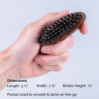 Pocket Beard Brush, BioniFil Bristle (Vegan)