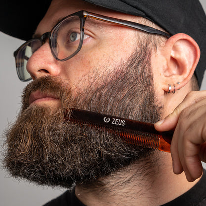 Pocket Beard Comb + Sheath