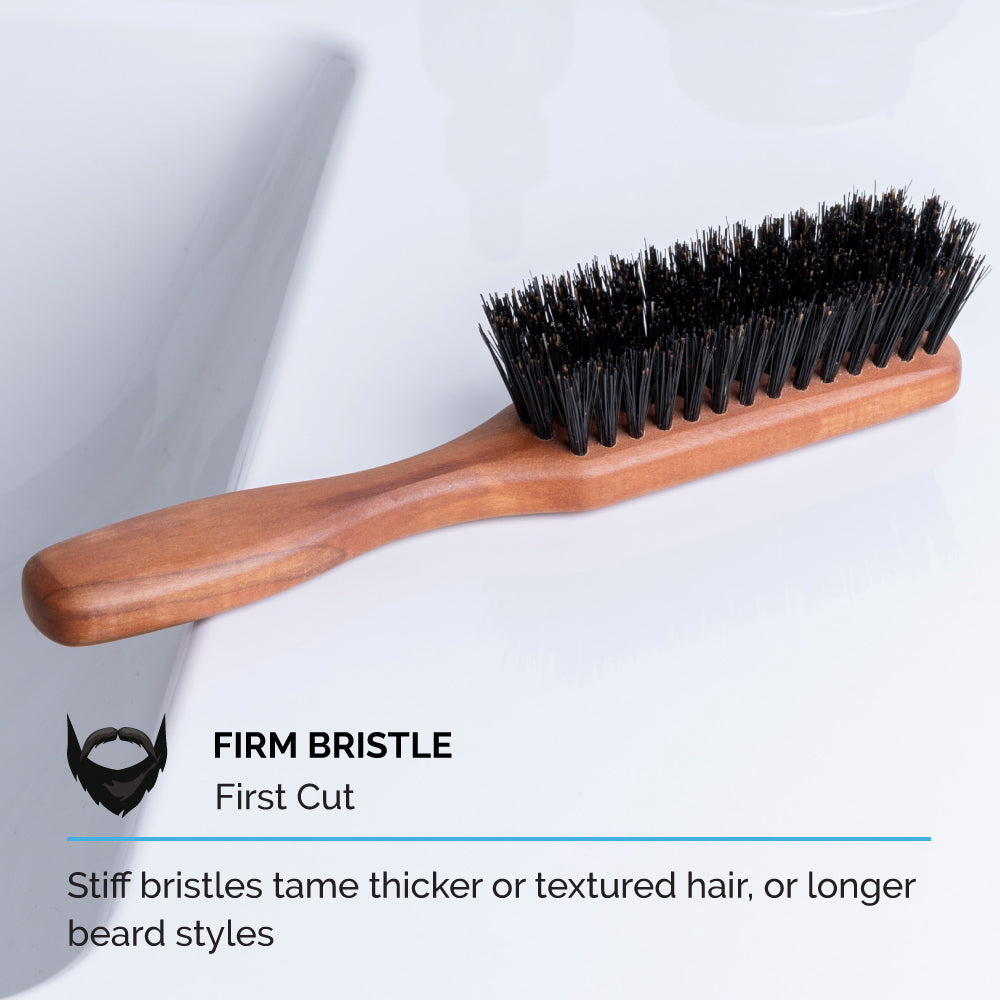 Handled Beard Brush, 100% Boar Bristle