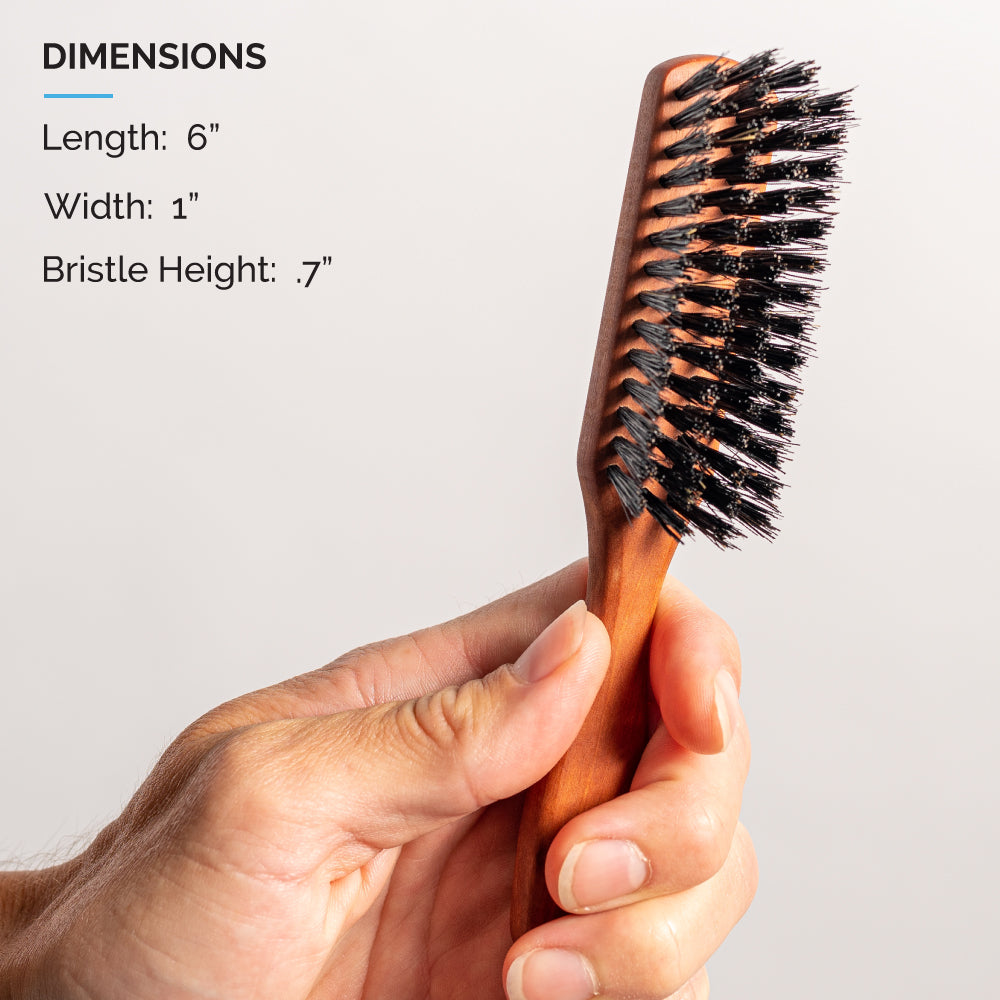 Handled Beard Brush, 100% Boar Bristle