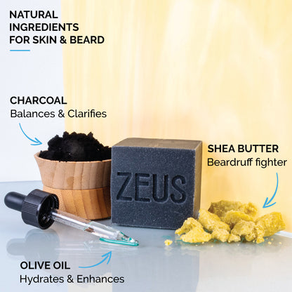 Zeus Beard Shampoo Bar, 3.5oz