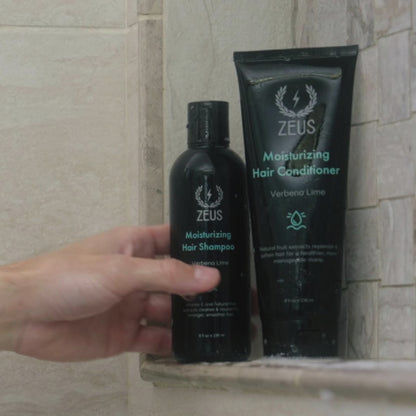 Zeus Moisturizing Hair Shampoo, Verbena Lime, 8 fl oz