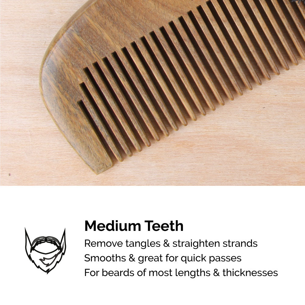 Sandalwood Comb, Natural Wood